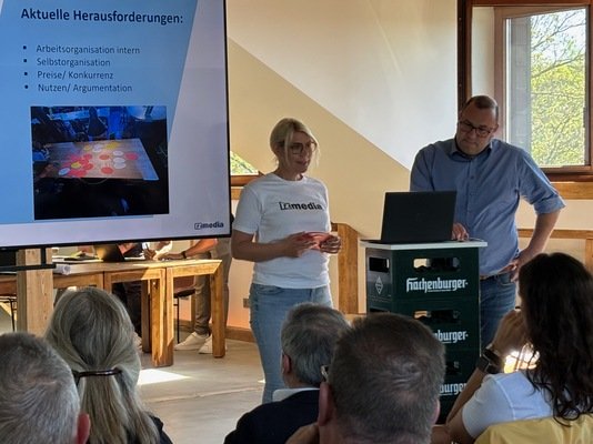 rz media Workshop zur Tagung 2025 Inka und Christoph