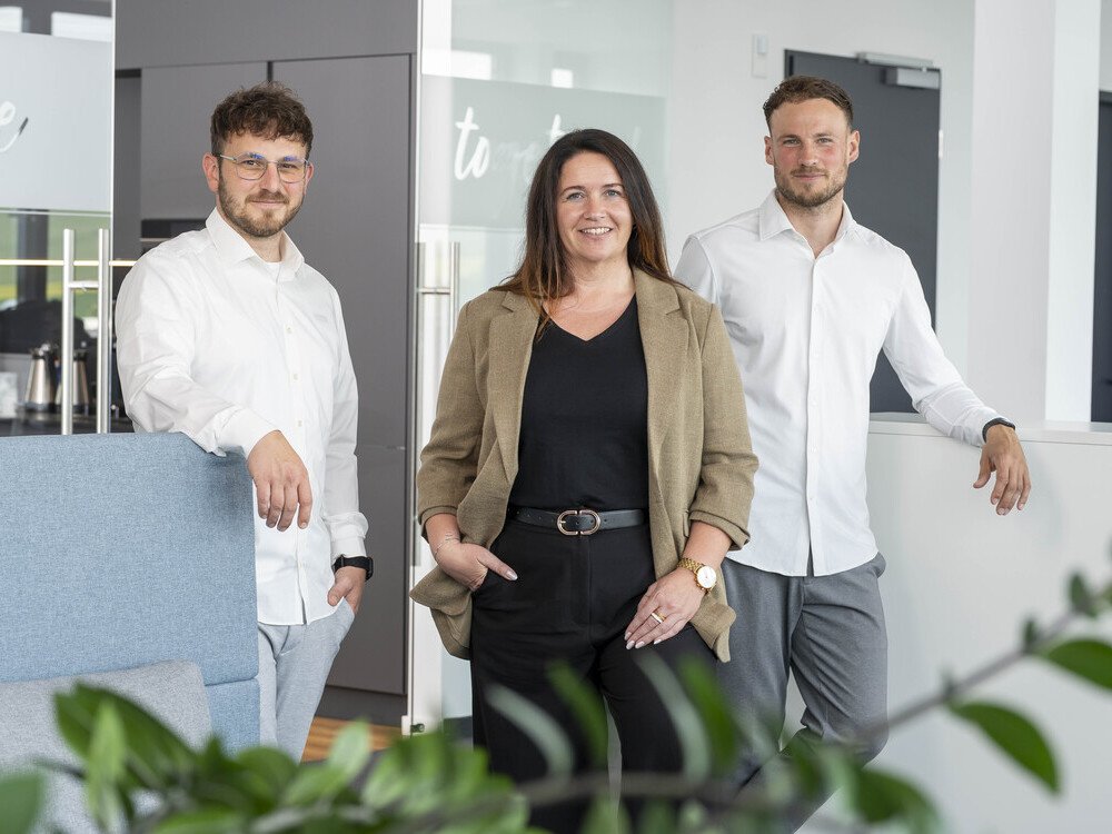 Team Digital Sales rz media Tanja Conte Dennis Reuter Julian Feit