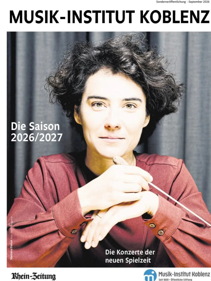 Sonderveröffentlichung Musik-Institut Koblenz Saison 2026/2027 Sonderveröffentlichung Musik-Institut Koblenz Saison 2026/2027