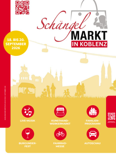 Sonderveröffentlichung Schängelmarkt in Koblenz 17.09.2026 Sonderveröffentlichung Schängelmarkt in Koblenz 17.09.2026